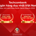 Techcombank được vinh danh về đổi mới lĩnh vực thương hiệu và tiếp thị