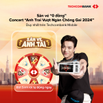 Người hâm mộ hào hứng “săn vé 0 đồng” Concert Anh Trai Vượt Ngàn Chông Gai 2024 Day 2 cùng Techcombank