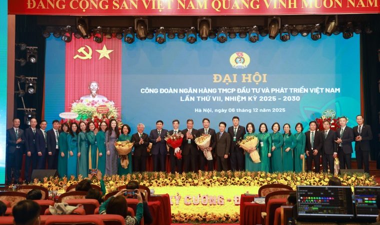 Công đoàn BIDV tổ chức thành công Đại hội đại biểu lần thứ VII, nhiệm kỳ 2025-2030