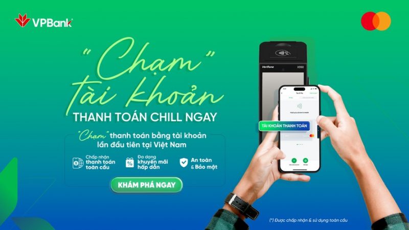 Ra mắt giải pháp “Thanh toán bằng tài khoản”, tích hợp trực tiếp vào ví ngân hàng