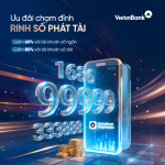Cơ hội sở hữu tài khoản số đẹp từ ưu đãi lớn nhất năm của VietinBank