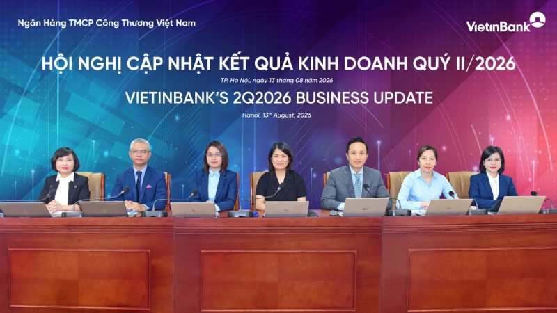 VietinBank 6 tháng đầu năm 2026: Làm chủ năng lực chuyển đổi số, giữ đà tăng trưởng bền vững