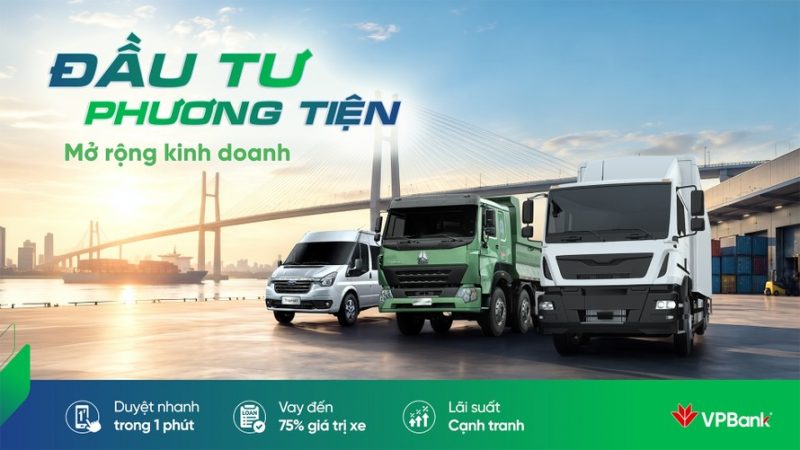 Vay mua ô tô dễ dàng với giải pháp tài chính linh hoạt từ VPBank